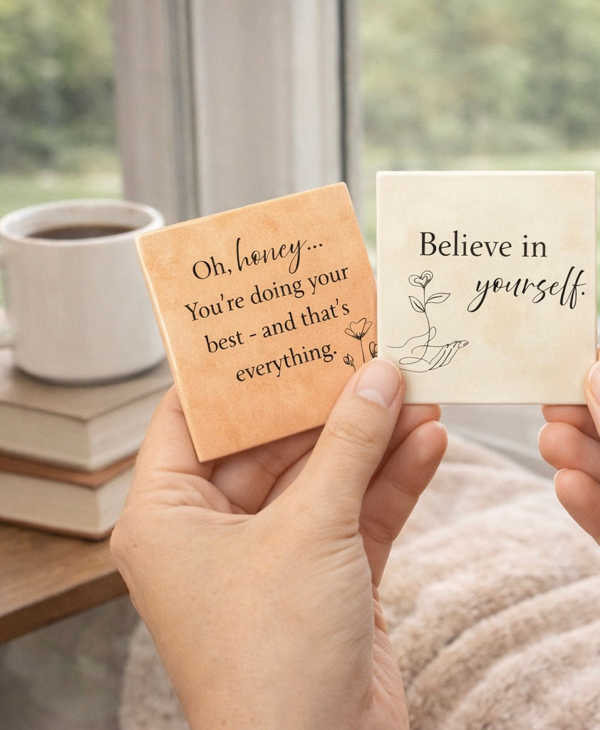 Mother’s Day Magnet Gift Set - Inspirational Quotes for Mom (9ct - 2" x 2")